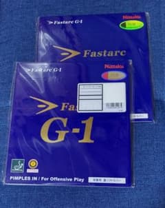 卓球ラバーファスターク  黒、赤     特厚  2点セット  新品未使用のサムネイル