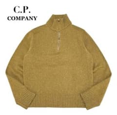 希少90s C.P. COMPANY シルクニット ハーフジップセーター - メルカリ