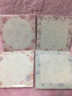 新品　未開封　kushurme  sakura バラメモ　うさぎ　ピンク　4冊のサムネイル