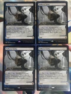 MTG汚染された三角州　ZNE 英語　4枚