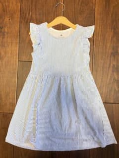H&M キッズ ストライプワンピースUS 6X/7のサムネイル
