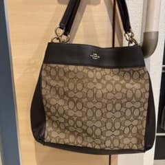 COACH ロゴ入りトートバッグ ブラウンのサムネイル