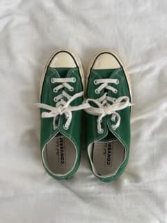 【美品】CONVERSE チャックテイラー CT70 グリーン ローカット 25のサムネイル