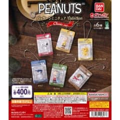 PEANUTS パッケージミニチュア Collection ライナス ガチャのサムネイル