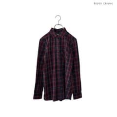 RODEO CROWNS 체크 무늬 기모 셔츠 긴팔 코튼