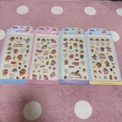 【シール】クレヨンしんちゃん 3Dステッカー 4枚セット【新品未使用】のサムネイル