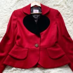 未使用保管品✨ヴィヴィアンウエストウッド　別珍　ラブジャケット　赤　S m47264671036_1.jpg?1763192083