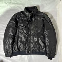 00s Armani Exchange 中綿 ブラックダウンジャケット - メルカリ