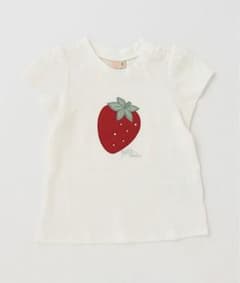 【リラックスくまさん専用】いちご　半袖Tシャツ　90cmのサムネイル