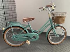 ＊ブリヂストン　ハッチ　18インチ　グリーン＊自転車　キッズのサムネイル