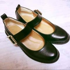 黒 オシャレ ローファー 皮靴のサムネイル