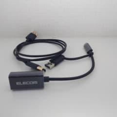 ELECOM HDMIキャプチャー AD-HDMICAPBK ケーブル付きのサムネイル