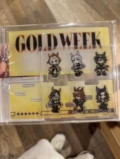 말 딸 GOLD WEEK 미니 캐릭터 디오라마 아크릴 스탠드