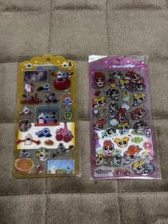 パペットスンスン　パワーパフガールズ　ドロップジェリーシール　2点セットのサムネイル