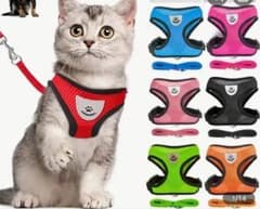 猫用メッシュハーネス ピンク Mサイズのサムネイル