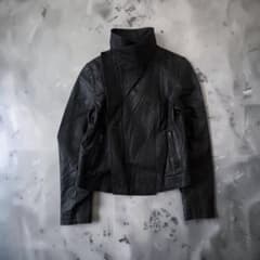archive Leather jacket 変形 EKAM 風 y2k 黒 - メルカリ