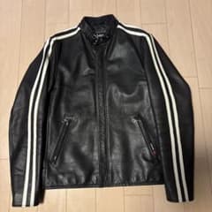 used☆ショット☆クラシックレーサー☆ライダースジャケット☆S☆黒 