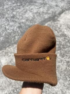 Carhartt A164BRN ニット帽 ビーニー USA製のサムネイル