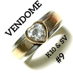 VENDOME ヴァンドーム SV & K10 コンビネーションリング #9 VENDOME ヴァンドーム SV & K10 コンビネーションリング #9 - メルカリ