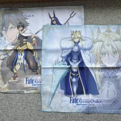 Fate grand order 신성 원탁 영역 카멜롯 치리멘 보자기 2장