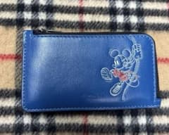 DISNEY COACH Lジップ フラグメントケース ミッキーマウス コラボ 