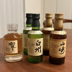 ウイスキーミニボトル 響17年 山崎12年 白州12年 セット - メルカリ