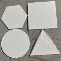 キャンバス4枚セット 六角形四角丸型三角形 - メルカリ