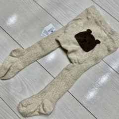 新品　ベビーギャップ　　くまさんタイツのサムネイル