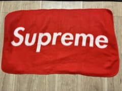 Supreme ボックスロゴ　フリースブランケット レッドのサムネイル