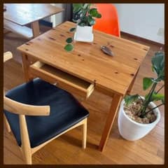 レア 廃番】MUJI 無印良品 パイン材 デスク 北欧 ヴィンテージ 75cm