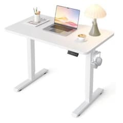전동 승강 데스크 한 장 판 80×48cm 스탠딩 데스크 PC 사무실