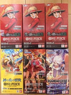 早い者勝ち❗最安値❗　新品未開封❗テープ付き　ボックスセット❗ ワンピースカード box Joshin産 テープカット未開封 6boxセット - メルカリ