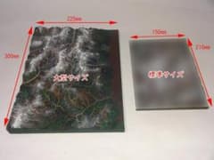北アルプス南部 大型山岳模型 1/150000 透明ケース無 - メルカリ