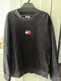 TOMMY JEANS コーデュロイ スウェット ブラック Mのサムネイル
