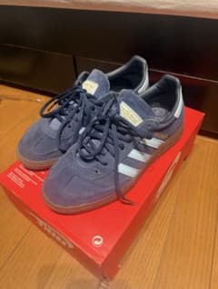 大幅値下げ◎adidas Spezial ネイビー スニーカーほぼ未使用 - メルカリ