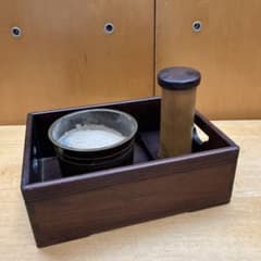 昭和レトロ アンティーク 煙草盆 火入れ 灰付き 骨董品 江戸小物 煙管