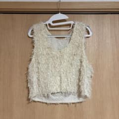 Discoat 【WEB限定】テープヤーンUネックベストのサムネイル
