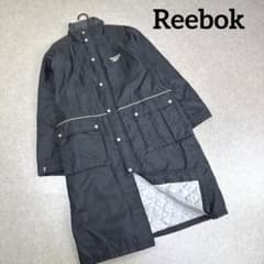 Reebok リーボック ナイロン ベンチコート 裏起毛 キルティング加工 M
