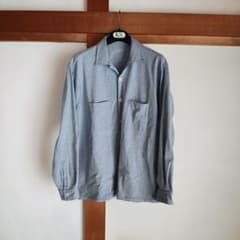 00s CDGH　シャツブルゾン　ジャケット　田中オム サックスブルー