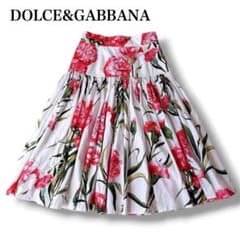 美品✨ ドルチェ&ガッバーナ 近年モデル スカート 花柄 フレア ロング