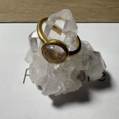 Fruitsjolie フリュイジョリ ルチルクォーツリング12号 6月購入美品
