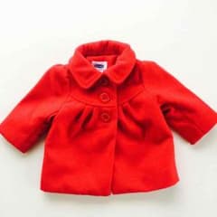 値下げ‼︎3-6 old navy レッドピーコートのサムネイル