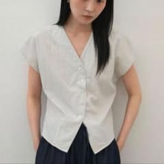 ohotoro Square Blouse オオトロ　ブラウス square sleeveless top | OHOTORO