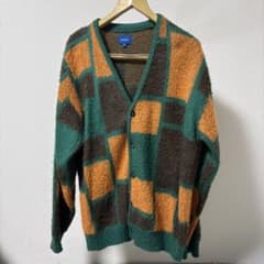BEAMS チェック柄カーディガン Mのサムネイル