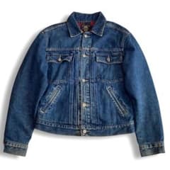 RRL 2nd TYPE デニムジャケット Gジャン 三つ星タグ 希少 90s - メルカリ