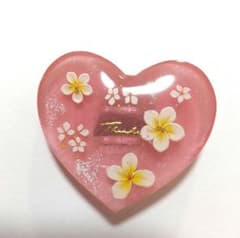 レジン ヘアゴム ハート ピンク ハンドメイド フラワー 夏祭り 旅行