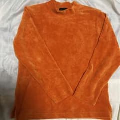 しまむら　オレンジベロアトップスのサムネイル