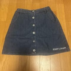 JESSY LOGAN デニムスカート フロントボタン J-Mサイズのサムネイル