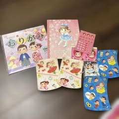 不二家 ペコちゃん 折り紙 シール セットのサムネイル