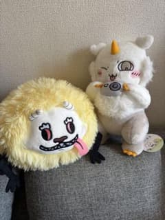 【新品タグ付き】ちいかわ でかつよ あのこ BIGぬいぐるみ 2種セットのサムネイル